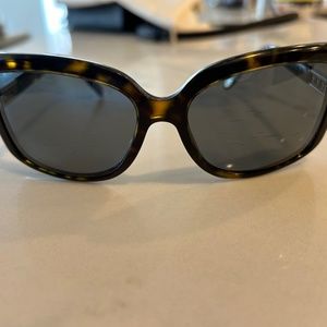 Tiffany & Co Tortoise Sunglasses with Crystal Detail on the Arms